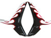 Amotopart Fairings Honda CBR 600 RR White Black&Red Flame CBR Racing (2007-2008)