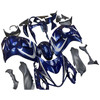 Amotopart Fairings Suzuki GSX 1300 Hayabusa Blue Dark Metallic Hayabusa Racing  (2008-2020)