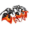 Amotopart Fairings Suzuki GSX 1300 Hayabusa Orange Metallic & Black Hayabusa Racing  (2008-2020)