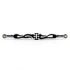 Shift Linkage 9" Harley Davidson Softails, FXDWG Dyna Wide Glide, FLHR, FLT, FLHT Dressers 1980-n-Up Cross Flame Black