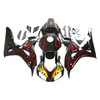Amotopart Fairings Honda CBR 1000 RR Black & Red Flame Shark Racing (2006-2007)