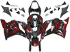 Amotopart Fairings Honda CBR 600 RR Black & Red Flame Racing (2009-2012)