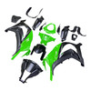 Amotopart Fairings Plastics Kawasaki ZX10R Ninja Green Black ZX10R Racing (2011-2015)