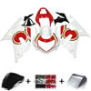 Amotopart Fairings Suzuki GSXR 600 White & Red Lucky Strike Racing  (2001-2003)