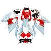 Amotopart Fairings Suzuki GSXR 600 750 White Red Lucky Strike Racing  (2008-2010)