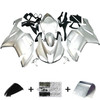 Amotopart Fairings Kawasaki ZX6R ZX636 Silver Ninja Racing  (2007-2008)