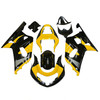 Amotopart Fairings Suzuki GSXR 750 Black & Yellow GSXR Racing (2001-2003)