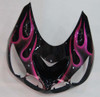 Amotopart Fairings Kawasaki ZX14R Black & Purple Flame Ninja Racing (2006-2011)