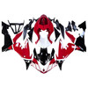Amotopart Fairings Yamaha YZF-R1 Red Black Santander  Racing (2004-2006)