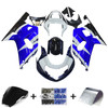 Amotopart Fairings Suzuki GSXR 600 Blue White Black GSXR Racing  (2001-2003)