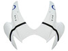 Amotopart Fairings Suzuki GSXR 600 750 White Blue Jordan Racing  (2008-2010)