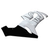 Amotopart Fairings Kawasaki ZX6R 636 White Black Corona Racing  (2005-2006)