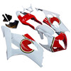 Amotopart Fairings Suzuki GSXR 1000 White and Red Lucky Strike Racing  (2003-2004)