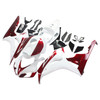 Amotopart Fairings Honda CBR 1000 RR White & Cherry Red Honda Racing (2006-2007)