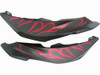 Amotopart Fairings Honda CBR 600 RR Matte Black & Red Flame CBR Racing (2007-2008)