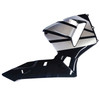 Amotopart Fairings Honda CBR 600 RR Black & Silver CBR Racing (2003-2004)