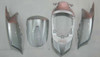 Amotopart Fairings Suzuki GSXR 600 750 Silver Black GSXR Racing  (2008-2010)