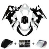 Amotopart Fairings Suzuki GSXR 600 Black & White GSXR Racing  (2001-2003)