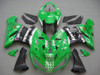 Fairings Kawasaki ZX6R 636 Green Black No.56 Nakano  Racing  (2005-2006)