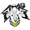 Amotopart Fairings Kawasaki ZX6R 636 Black White Yellow Playboy  Racing  (2005-2006)