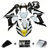 Amotopart Fairings Kawasaki ZX6R 636 Black White Yellow Playboy  Racing  (2005-2006)
