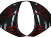 Amotopart Fairings Yamaha YZF-R1 Black & Red Flame Racing (2009-2011)