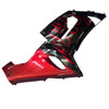Amotopart Fairings Kawasaki ZX6R 636 Black & Red Flame Ninja Racing  (2005-2006)