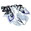 Amotopart Fairings Suzuki GSX 1300 Hayabusa White Grey Blue Racing  (2008-2020)