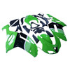 Amotopart Fairings Kawasaki ZX6R ZX636 Green Black  ZX6R Racing  (2007-2008)