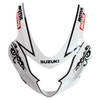 Amotopart Fairings Suzuki GSXR 600 750 White Alstare Corona Racing (2004-2005)