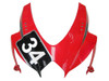 Amotopart Fairings Suzuki GSXR 600 750 Red Black No.34 Suzuki Racing  (2008-2010)