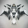Amotopart Fairings Plastics Kawasaki ZX6R 636 White Ninja Racing (2013-2018)