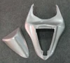 Amotopart Fairings Kawasaki ZX6R ZX636 Silver & Red Flame ZX6R Racing  (2007-2008)