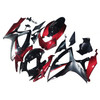 Amotopart Fairings Suzuki GSXR 600 750 Red Silver Black GSXR Racing  (2006-2007)