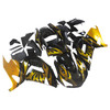 Amotopart Fairings Kawasaki ZX14R Black & Gold Flame Ninja Racing (2006-2011)