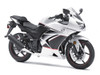 Amotopart Fairings Kawasaki ZX250R EX250 White Black Ninja ZX250 Racing (2008-2012)