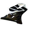 Amotopart Fairings Honda CBR 600 F4i Silver & Black F4i Racing (2001-2003)