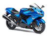 Fairings Plastics Kawasaki ZX14R Ninja Blue Racing (2012-2021)