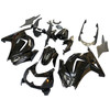 Amotopart Fairings Kawasaki ZX250R EX250 Black Ninja ZX250 Racing (2008-2012)