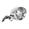LED Angel Eye Headlight Harley Davidson Dyna Glide Chopper Chrome