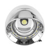 LED Angel Eye Headlight Harley Davidson Dyna Glide Chopper Chrome