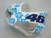 Amotopart Fairings Honda CBR 1000 RR Multi-Color No.46 Floral Racing (2004-2005)