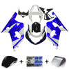 Amotopart Fairings Suzuki GSXR 600 Blue & White GSXR Racing  (2001-2003)