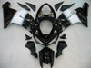 Amotopart Fairings Kawasaki ZX6R 636 Black White West ZX6R  Racing  (2005-2006)