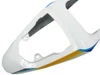 Amotopart Fairings Suzuki GSXR 600 750 White Blue Brux GSXR Racing  (2004-2005)
