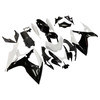 Amotopart Fairings Suzuki GSXR 600 750 Black & White GSXR Racing  (2006-2007)
