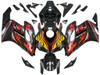 Amotopart Fairings Honda CBR 1000 RR Black & Red Flame Shark Racing (2004-2005)