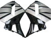 Amotopart Fairings Honda CBR 600 RR Black & Silver CBR Honda Racing (2005-2006)