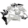 Amotopart Fairings Suzuki GSXR 1000 White Black Alstare Racing  (2007-2008)