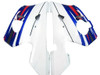 Amotopart Fairings Yamaha YZF-R6 Blue White Star FIAT R6 Racing (1998-2002)